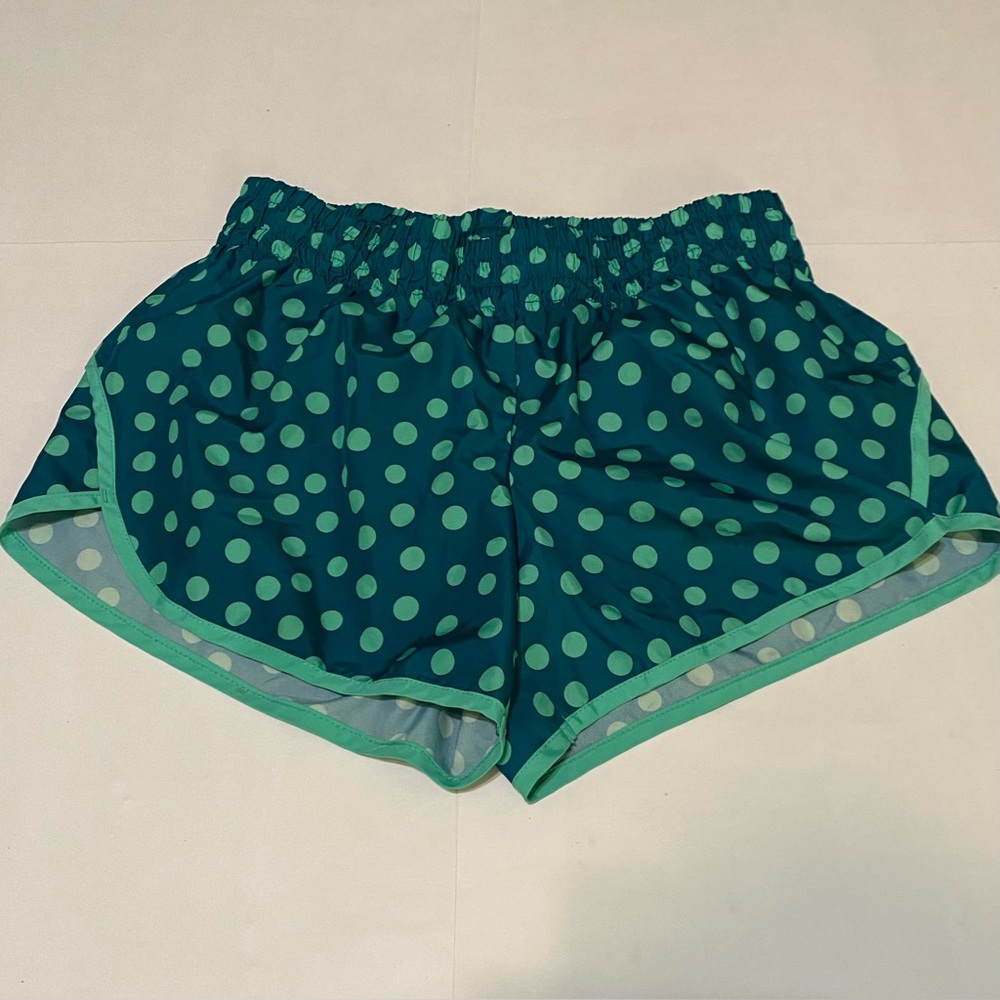 ⭐️ DANSKIN Now Teal Polka Dot Women's Shorts